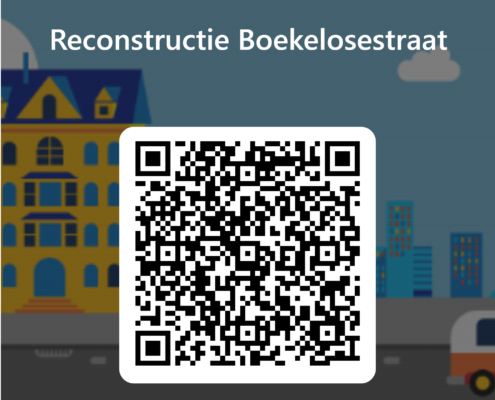 QR-code voor Reconstructie Boekelosestraat